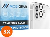 Mobigear - Screenprotector geschikt voor Apple iPhone 12 Glazen | Mobigear Camera Lens Protector - Case Friendly (3-Pack)