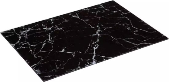 Oneiro's Luxe MARBLE LOOK Planche à découper 40 x 30 cm - planches à découper - cuisine - ustensiles de cuisine - Noël - salon - cuisine - salle à manger