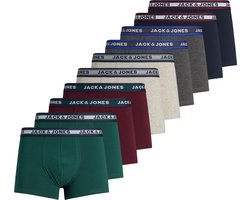 JACK&JONES ADDITIONALS JACSOLID TRUNKS 10 PACKS NOOS Heren Onderbroek - Maat L