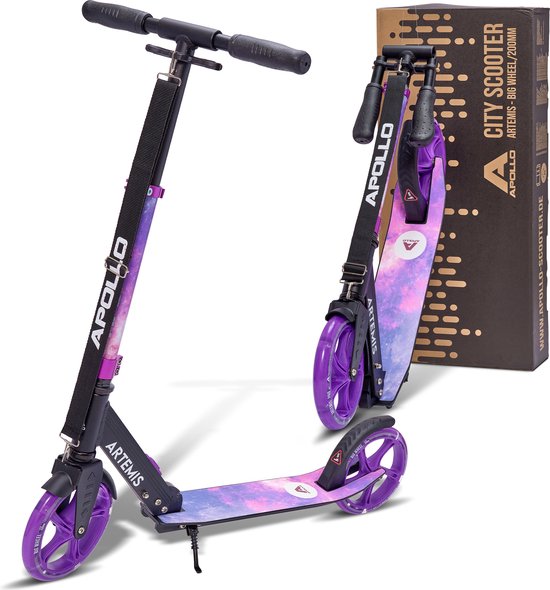 Artemis Foldable City Scooter Height Adjustable Step – Apollo Funsport Nederland Artemis Foldable City Scooter Height Adjustable Step – Apollo Funsport Nederland