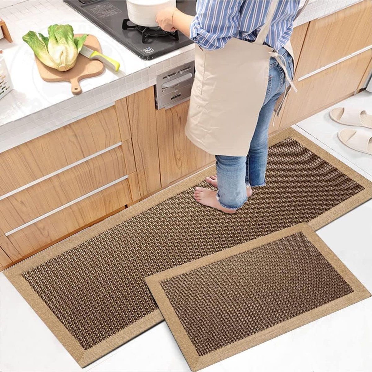 Urukundo Tapijt voor keuken, gang en woonkamer, wasbare keukenmat voor