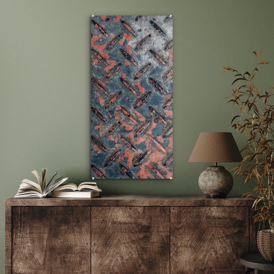 Peinture sur Verre - Fer - Plaques - Rouille - 40x80 cm - Peintures sur Verre Peintures - Photo sur Glas