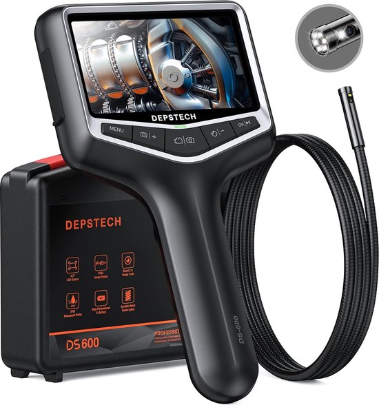 P30 Digitale Endoscoop - Waterdichte Industrie Camera Met 4,3" LCD Scherm En 10M Kabel