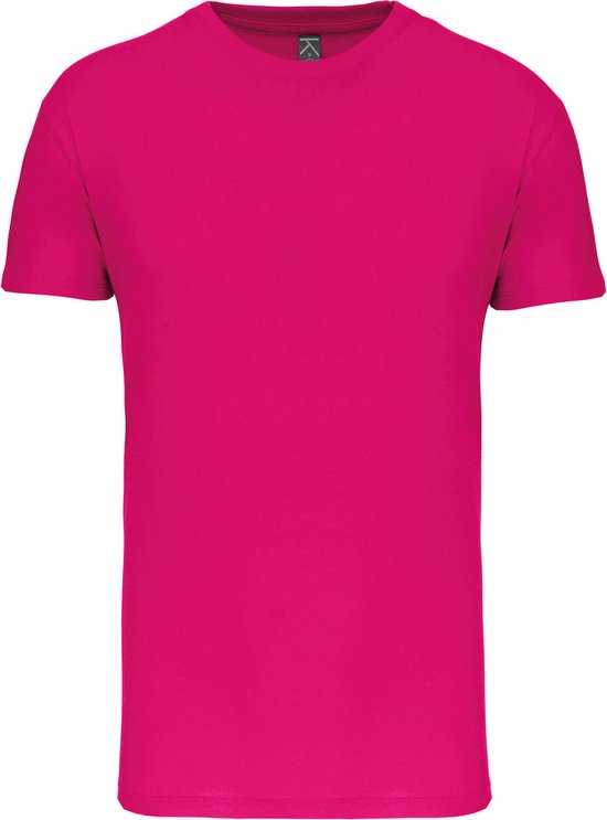 Fuchsia T-shirt met ronde hals merk Kariban maat XXL