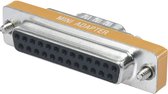 BKL Electronic Serieel Adapter [1x D-sub bus 25-polig - 1x D-sub stekker 9-polig] Oranje