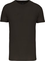 Dark Khaki 2 Pack T-shirts met ronde hals merk Kariban maat M