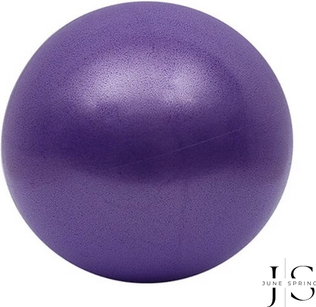 June Spring - Yoga Bal - Kleur: Paars - 25cm diameter - Pilates - Fitness - Draagbaar - Buikspieren - Rugspieren - Armspieren - Schouders