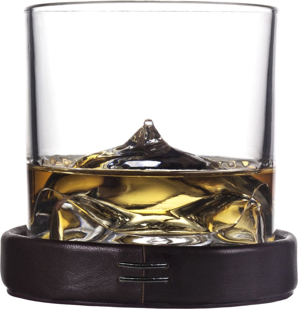 Liiton - Karaf, Dienblad, 6 Onderzetters en 6 Glazen met Koelsysteem Everest Set van 14 Stuks - Glas - Transparant