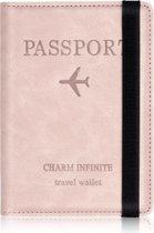 Paspoorthoesje - RFID signaal blokkeren - Paspoorthouder - Roze