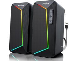 Upgrade je Geluidservaring met de R40 Computer Speakers - 2.0 USB Powered PC Speakers met Bluetooth 5.3!