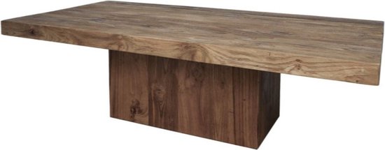 Salontafel - Salontafel van Hout - Woonkamertafeltje - Bijzettafel - Bijzettafeltje - Woonkamer Tafeltje - Woonkamertafel - Bijzet tafel - Sidetable - 55x120x35 cm - Wood Selections