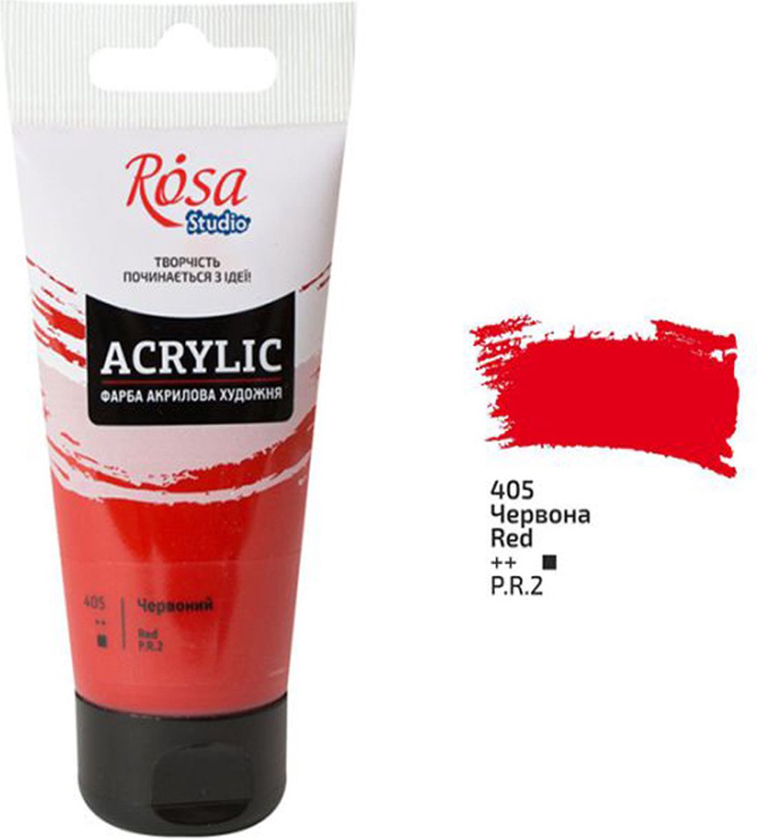 Rosa Studio Acrylverf 75 ml 405 Red