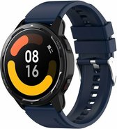 By Qubix 22mm - Siliconen sportband - Donkerblauw - Huawei Watch GT 2 - GT 3 - GT 4 (46mm) - Huawei Watch GT 2 Pro - GT 3 Pro (46mm)
