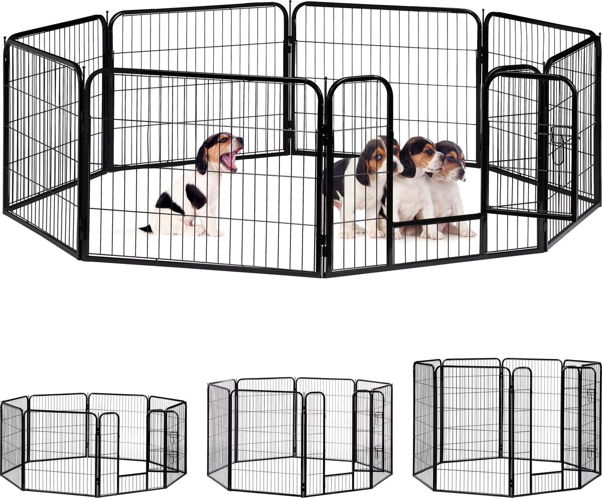 QRDA Puppyuitloop Metaal Puppyren Hondenren Veiligheidshek