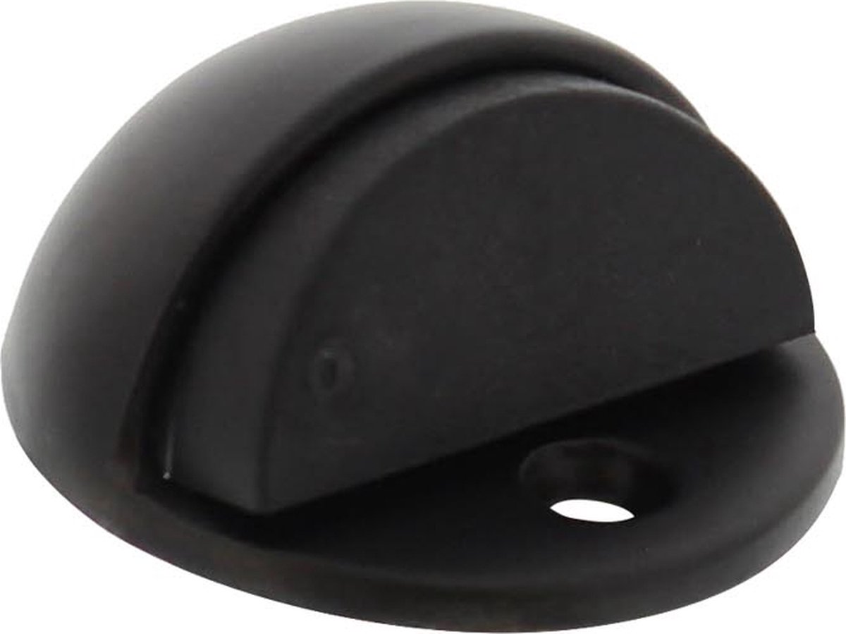 Lavuzo Deurstopper Vloer Rond 45 mm Zwart | Per Stuk | Deurbuffer | Deurstopper binnen | Deurstoppers