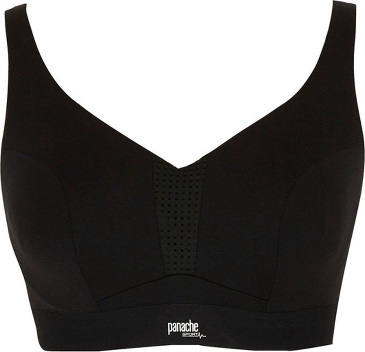 Panache - Endurance Wired Non Padded Sport BH - Black - 90G