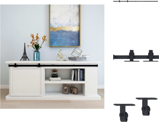 Kits Schuifdeuren Commerciële 100-520 CM Plafond Wandmontage A 463949