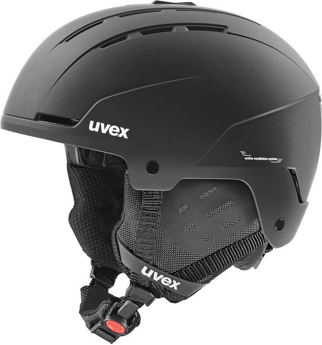 Uvex skihelm Stance Zwart - Maat 54-58