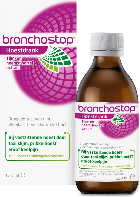 Bronchostop Hoestdrank - 1 x 120 ml - Bronchostop