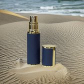 LABO-NOIR Collection · Luxe Parfum Tasverstuiver [Donkerblauw] | Navulbaar | Vegan leer | incl. giftbox