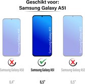 Hoesje geschikt voor Samsung Galaxy A51 - Bookcase - Pasjeshouder - Portemonnee - Patroon - Kunstleer - Bruin