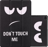 Hoesje Geschikt voor Lenovo Tab M10 (3rd gen) Hoesje Case Hard Cover Hoes Book Case - Don't Touch Me