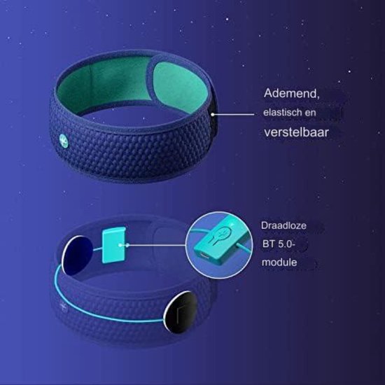 Slaapkoptelefoon Bluetooth-hoofdband, Perytong Soft