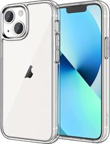 Hoesje voor iPhone 13 6,1-Inch, Anti-Vergeling Schokbestendige Transparante Bumper Case, Antikras Doorzichtige Achterkant (Transparant)