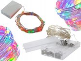Lichtsnoer - LED snoer - 100 LED's - meerkleurig - 10 meter