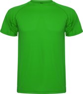 Varen groen 4 Pack unisex sportshirt korte mouwen MonteCarlo merk Roly maat M