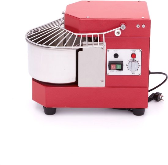 Spiraalkneder - 8 L - 4,5 Kg Deeg - Raspberry Rood van Merkloos — afbeelding 2