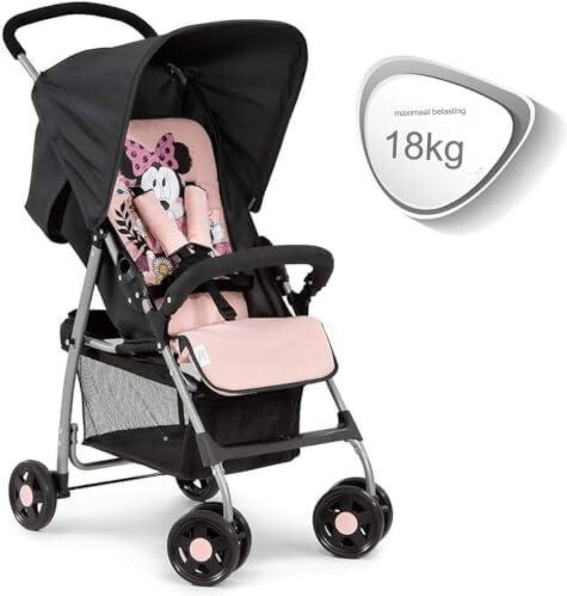 Lichtgewicht buggy tot 18 kg | Ligstand | Geboorte | Compact inklapbaar | Grote boodschappenmand - Rood. Buggy inklapbaar vliegtuig – foto 7