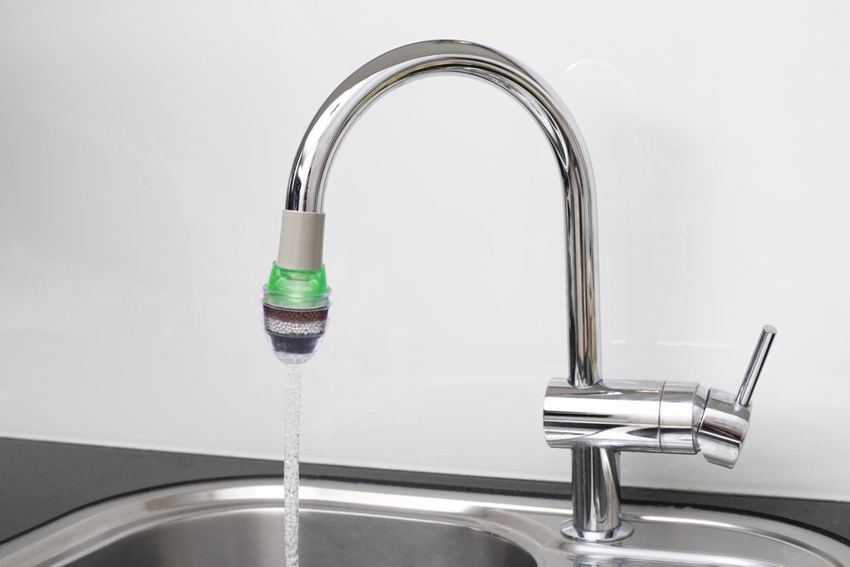 IBBO® - waterfilter - waterzuiveraar - kraanfilter - waterzuivering - voor op de kraan - groen