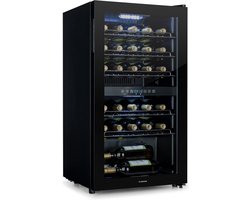 Klarstein Shiraz 29 Duo wijnkoelkast 2 zones 80L/29 flessen…