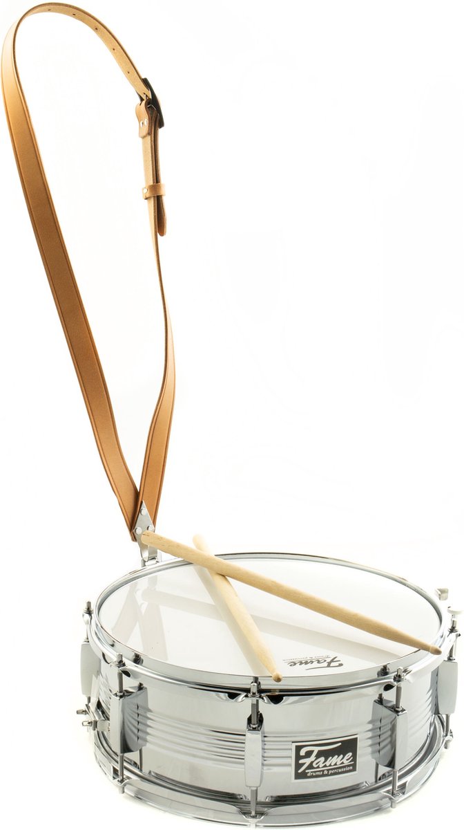 Fame FSMAR-55 Steel Marching Snare 14"x5,5" - Marching snare drum
