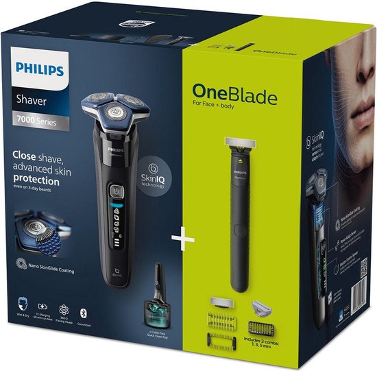 Philips Series 7000 Shaver & OneBlade | S7886/78