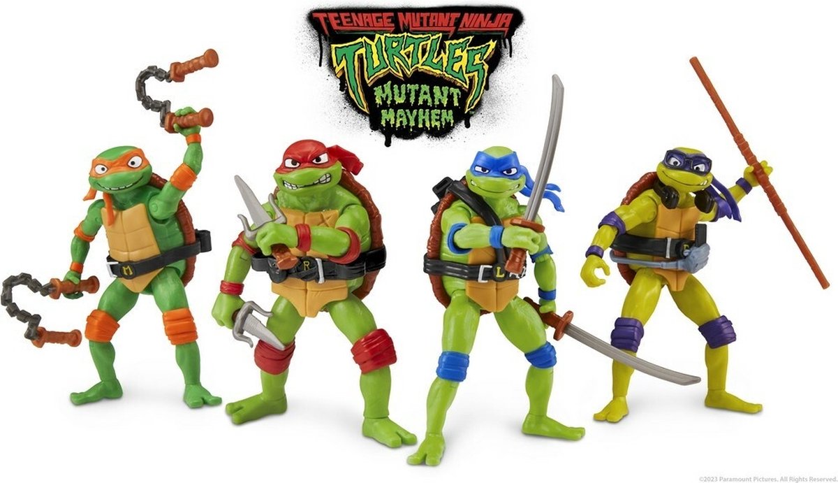 Giochi Preziosi - Ninja Turtles, Tartarughe Ninja MICHELANGELO - TU83283