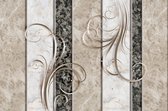 Fotobehang - Marmer - Stenen - Verschillende Kleuren - Decoratief - Vliesbehang - Inclusief Behanglijm - 375x250cm (lxb)