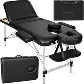 Table de massage mobile en aluminium 3 zones - Noir