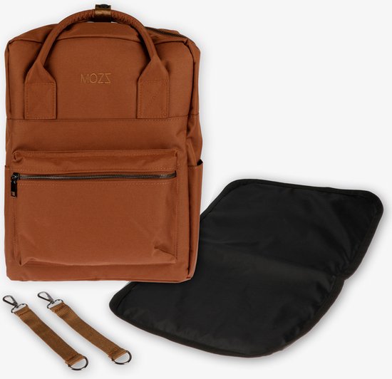 MOZZ BAGS - Lux Laos - Cognac - Luiertas — afbeelding 2
