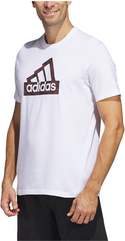 Adidas City E T-shirt Met Korte Mouwen Wit S / Regular Man
