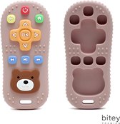 Bitey- Baby Afstandsbediening - Speelgoed Afstandsbediening - Siliconen - Baby - BPA-vrij - Kraam cadeau - Babyshower cadeau - Roze