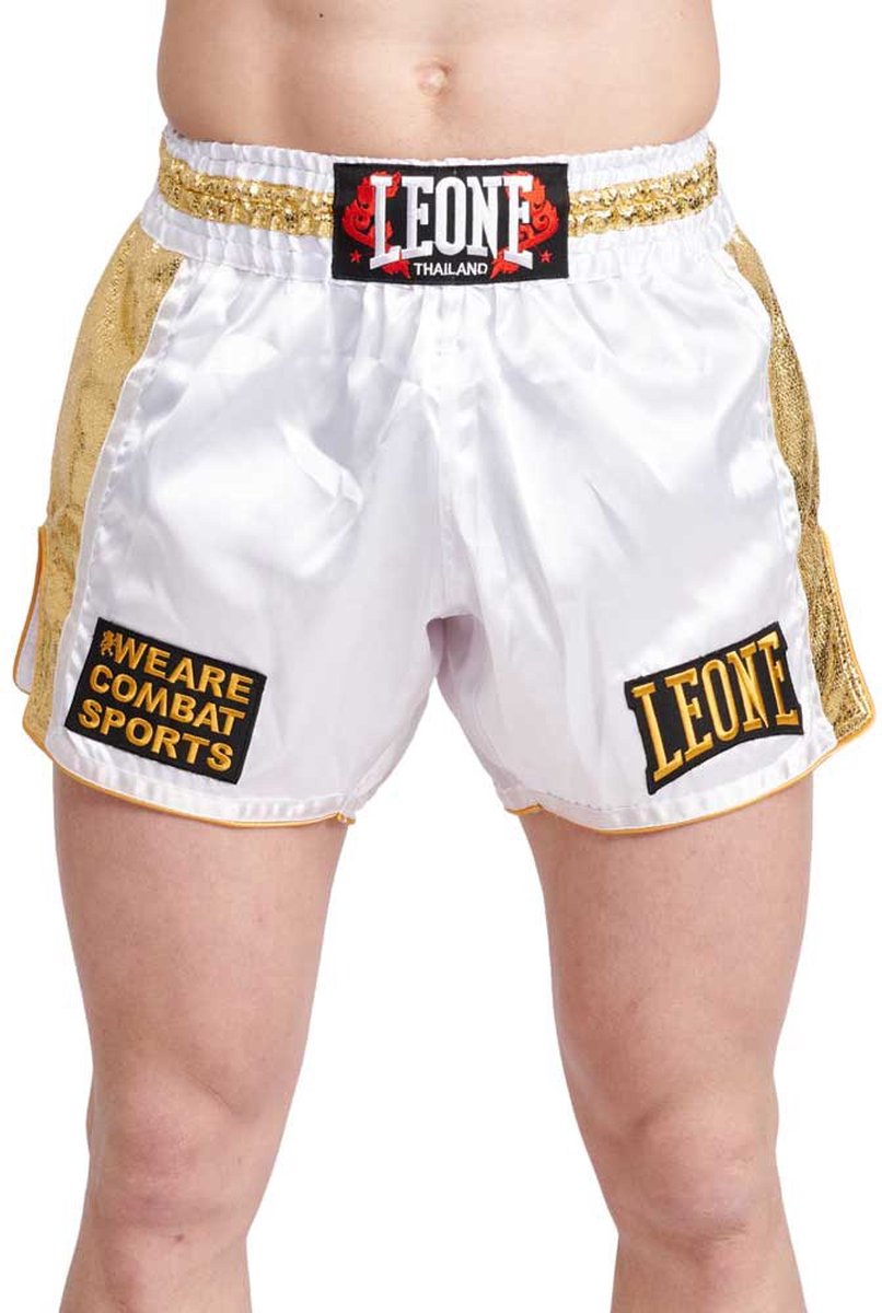 Leone1947 Khao Lak Thaiboksbroekjes Wit XL Man