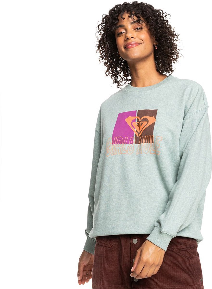 Roxy Take Your Place A Sweatshirt S Vrouw Blauw