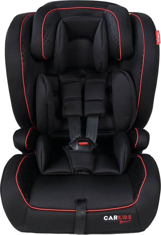 Carkids I-Size Autostoeltje Luca 76-150cm Zwart/Rood van CARKIDS. — afbeelding 2