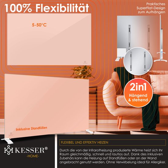 BR Bringer Infraroodverwarming, staand apparaat, 1000 watt