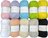 Rainbow Pastel (Wit - Crème - Pêche - Rose - Lilas - Blauw - Jaune - Grijs - Zwart)