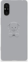 Telefoonhoesje Geschikt voor Sony Xperia 5 V Hippe Hoesjes Baby Olifant