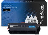 PrintAbout huismerk Toner 508X (CF360X) Zwart Hoge capaciteit geschikt voor HP