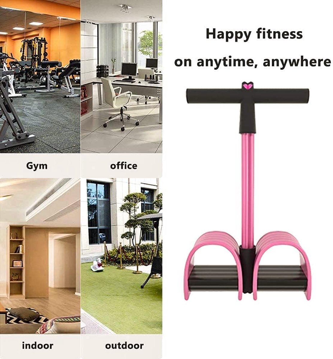 Buiktrainer, sit-up trainingsapparaat, bodybuilding-expander